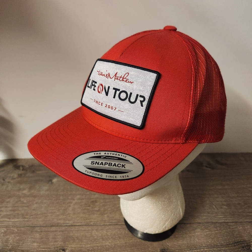 NWT Travis Mathew Golf Life On Tour Geared Up Snapback Adjuatable Baseball Hat